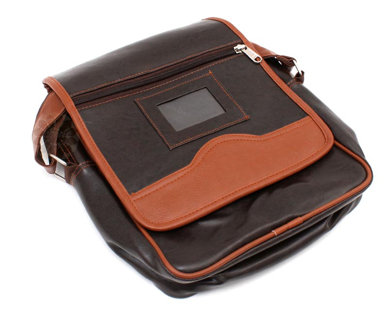 Vogue Crafts & Designs Pvt. Ltd. manufactures Brown and Black Sling Bag at wholesale price.